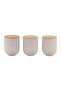 Astra 3-Piece Ceramic Storage Jar Set with Bamboo Lid – Airtight Kitchen Canisters, Stylish Food Storage Containers - 2