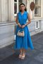 Women's Belted Linen Textured Summer Shirt Dress - 4