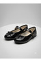 Girls' New Season Comfortable and Stylish Ballerina Shoes with Front Bow and Straps