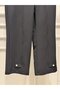 3977 black trousers with fake epaulettes - 3