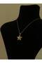 Stone Star Design Elegant Gold Color Necklace