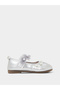 Girls Embellished Velcro Ballerina Shoes