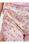Girls Floral Print Ribbed Leggings - 3