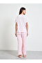Pink Graphic Dog Print T-Shirt and Checked Pyjama Set - 5