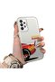 Samsung Galaxy A73 Compatible Hard Acrylic Back Silicone Edge Lens Protection Case