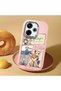 Redmi 13/13X Compatible Shock-Absorbing Camera Protected Pink Silicone Case - 2