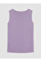 Lilac V-Neck Modal Blend Women's Undershirt - 6