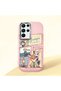 Pink Silicone Case with Shock-Absorbing Camera Protection Compatible with Samsung Galaxy S22 Ultra