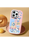 Pink Silicone Case Compatible with iPhone 16 Pro Max with Shock-Absorbing Camera Protections - 2
