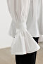 Ekru Standing Collar Shirt - 3