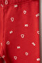 Baby Girl Top and Bottom Set with Tights and Ruffle Detail, Printed - 7