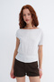 Striped T-Shirt with Elastic Skirt P10733 - 2