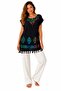 Ethnic Patterned Tassel Detailed Short Pareo Beach Dress – Standard Size - 3