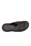 Black Genuine Leather Men's Slippers 1571 m - 4