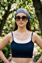 Women's United Strappy Double Crop Shorts Set - 3
