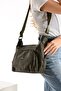 Women's Shoulder Bag Multi-Compartment Faux Leather Zippered Adjustable Strap Daily Bag 30X21 cm