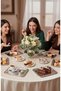 Modern Square Mirrored Stylish Presentation Tray 22X22 Cm, 3 Different Types, 3 Different Sets - 3