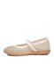 White Lightweight Orthopedic Girls' Ballerinas 26A49 F - 2