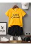 Summer Children's T-Shirt Shorts Unisex (Dotted Nice Printed)