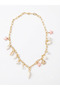 Sea Shell Stone Design Pinterest Necklace |   Does Not Darken |   Women's Necklace with Gift Box - 2