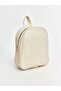 Lcw Eco Beige Leather Look Women's Backpack