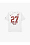 Comfortable Fit Short Sleeve Crew Neck Printed T-Shirt - 3