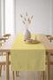 Organic Raw Linen Table Runner 40X150 cm - Buldan Woven Linen Decorative Tablecloth - 3
