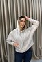 Women's Relaxed Fit Zippered Hooded Sweatshirt