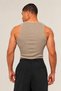 Men's Basic Premium Ribbed Athlete Undershirt Cotton Flexible Sports Cut Gym Fitness Mma - 2