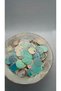 20 Grams 20 mm Holographic Pulsan 1St Quality Pearlescent Guipure Jewelry Writing Fabric Bandana Mesh Beanie Bag Decoration Sequin Plastic Sequin Beads - Cream Blue Pink - 3