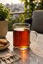 Milay 6-Piece Borosilicate Glass Cup with Handle |   Heat Resistant Tea and Coffee Cup 200 ml - 2