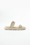 Women's Thin Double Buckle Thick Sole Stylish Summer Casual Slippers - 3