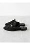 30382 Lace Knitted Closed Front Flat Sole Slippers for Women - 5