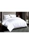 Sapphire Collection Bedding Duvet Cover Soft Brushed Microfibre Duvet Cover with Pillowcases Bedding Quilt Cover Set Wrinkle free (White, Double) - 2