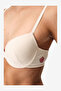 Women Daylift Pointel Cream/Pink Lifting Wired Bra - 3