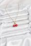316L Steel Chain Gold Color Cherry Model Women's Necklace - 2