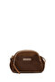 Women's Brown Fabric Crossbody Bag 26Sbd26646F - 7