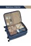 3 Piece Polypropylene Hard-side Luggage Set with TSA Lock | Lightweight Spinner Suitcases with 360° Wheels | Durable Trolley Bags for Secure Travel (Small, Medium, Large) PPZ—DT-BLUE - 7