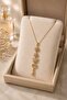 Luxurious Zircon Stone Figured Flashy Y Necklace - 2