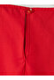 Vizyon New Season Red Plus Size Blouse with Tie Sides - 6