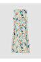 Lcw Everydayv Collar Floral Belted Dress - 7