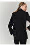 Double-breasted blazer with belt - 4