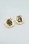 Style Pearl/Vip Series Oval Black Earrings - 4