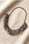 Handmade Indian Craftsmanship Amethyst Natural Stone Detailed Filigree Special Design Authentic Necklace - 2