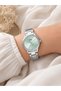 Women's Wristwatch Silver Color Turquoise Dial Casual and Stylish Combination Gift Boxed 2 Years Machine Warranty - 3