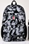 Licensed Camouflage Large Size High School School Bag and Water Bottle Set - 2