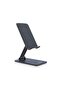 Foldable Desktop Stand with Anti-Slip Base, 360° Rotation, 4.7-13 Inch Device Compatibility, Adjustable Viewing Angle, Horizontal & Vertical, Universal Compatibility - Gray