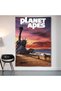 Planet of the Apes Wall Cloth Wall Tapestry First Quality Satin Fabric Poster