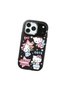 iPhone 18 Pro Compatible Case Camera Protector Black Kitty Patterned Silicone Lover Couple Phone Case - 3