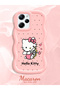 Poco X5 Pro 5g Compatible Case Camera Protector Pink Silicone Couple Phone Case Kitty Pattern - 2